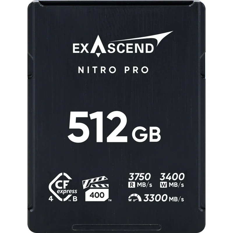 Tarjeta CFexpress Type B Exascend 512GB Nitro Pro CFexpress 4.0 Type B