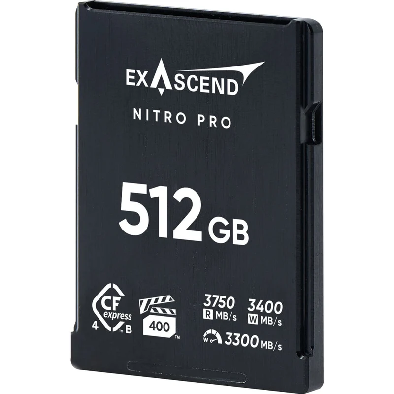 Tarjeta CFexpress Type B Exascend 512GB Nitro Pro CFexpress 4.0 Type B