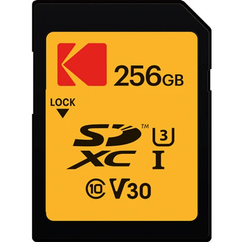 Tarjeta Kodak 256GB Ultra Performance UHS-I SDXC