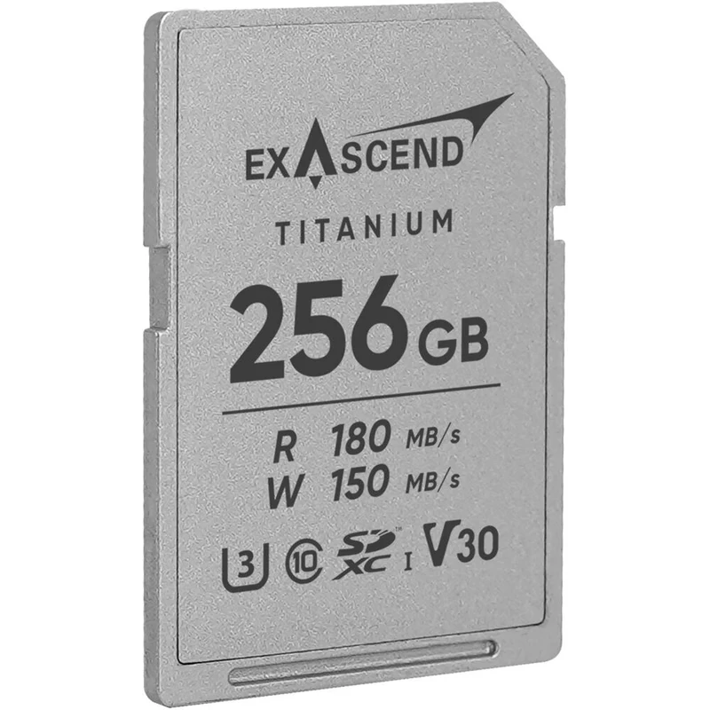 Tarjeta Exascend 256GB Titanium UHS-I SDXC