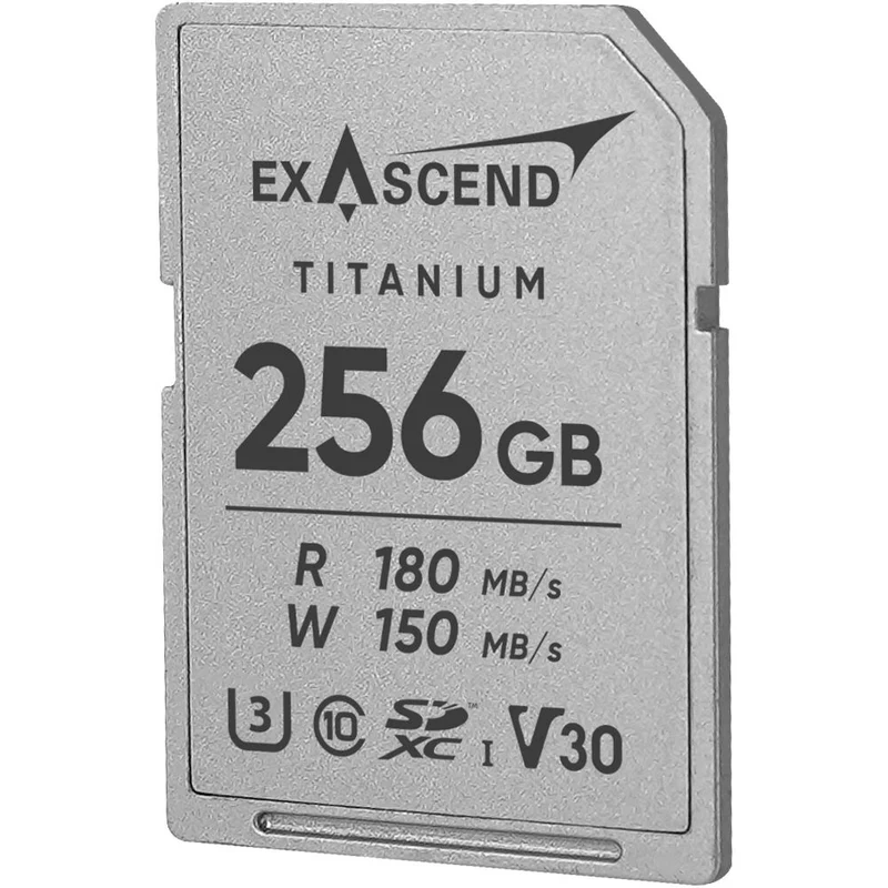 Tarjeta Exascend 256GB Titanium UHS-I SDXC