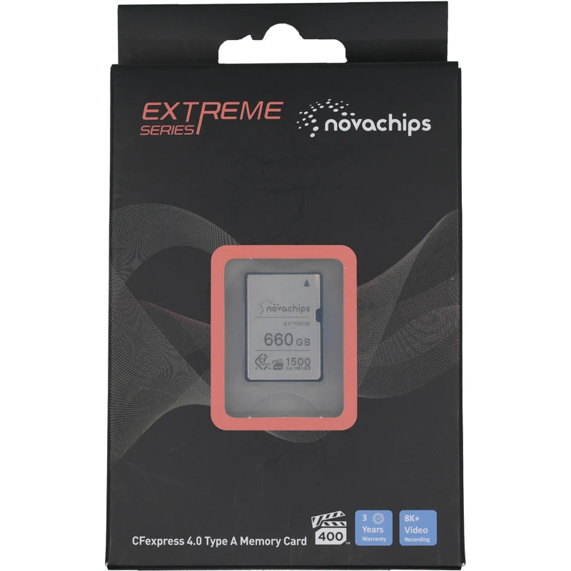 Tarjeta CFexpress Type A Novachips 660GB Extreme Serie CFexpress 4.0 Type A