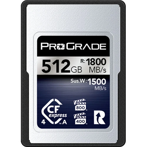 Tarjeta CFexpress Type A ProGrade Digital 512GB CFexpress 4.0 Type A Iridium