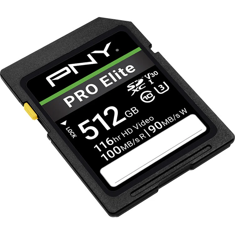 Tarjeta PNY 512GB PRO Elite UHS-I SDXC