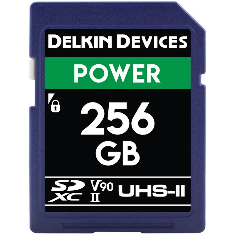 Tarjeta Delkin Devices 256GB POWER UHS-II SDXC
