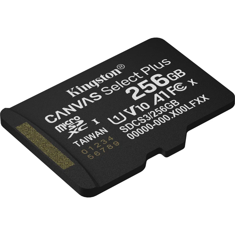 Tarjeta Kingston 256GB Canvas Select Plus UHS-I microSDXC