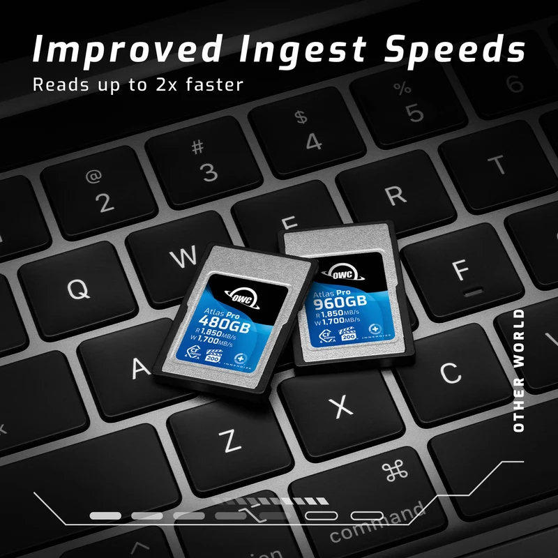 Tarjeta CFexpress Type A OWC 480GB Atlas Pro CFexpress 4.0 Type A