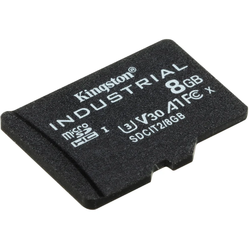 Tarjeta Kingston 8GB Industrial UHS-I microSDHC con SD Adapter