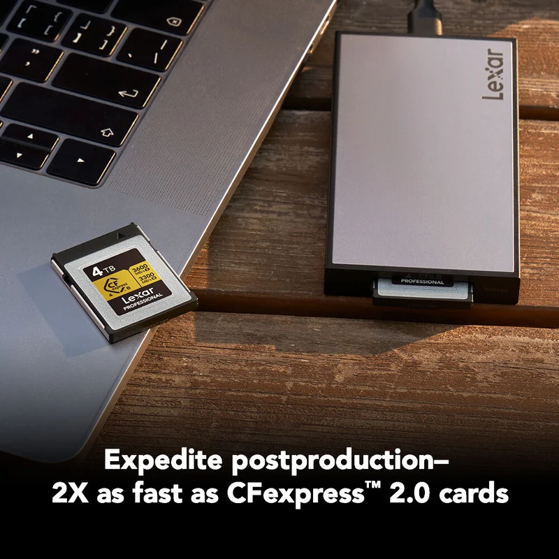 Tarjeta CFexpress Type B Lexar 4TB Professional GOLD CFexpress 4.0 Type B