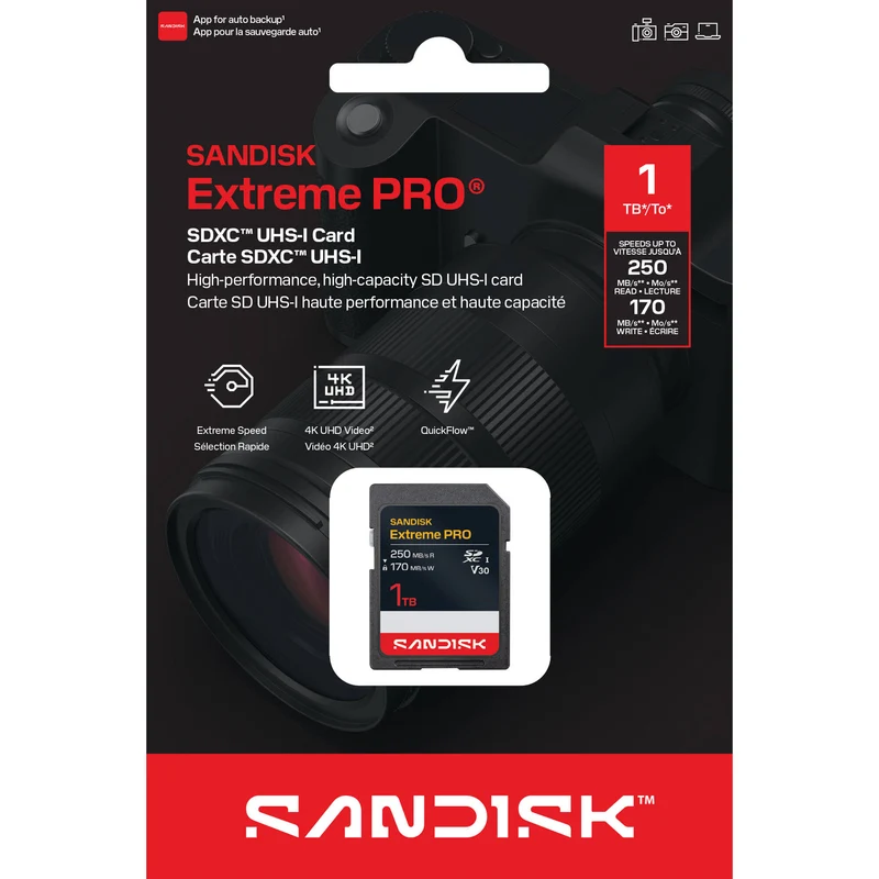 Tarjeta SanDisk 1TB Extreme PRO UHS-I SDXC