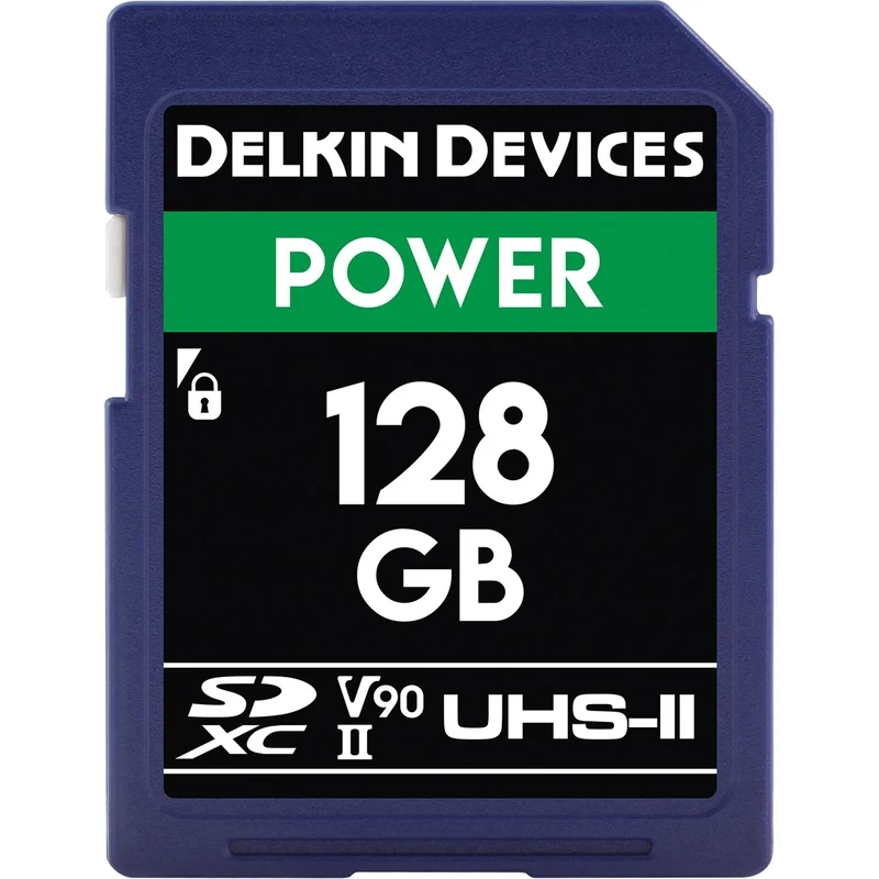 Tarjeta Delkin Devices 128GB POWER UHS-II SDXC