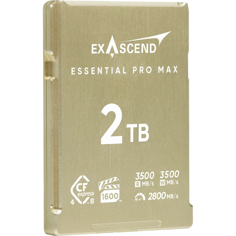 Tarjeta CFexpress Type B Exascend 2TB Essential Pro Max CFexpress 4.0 Type B