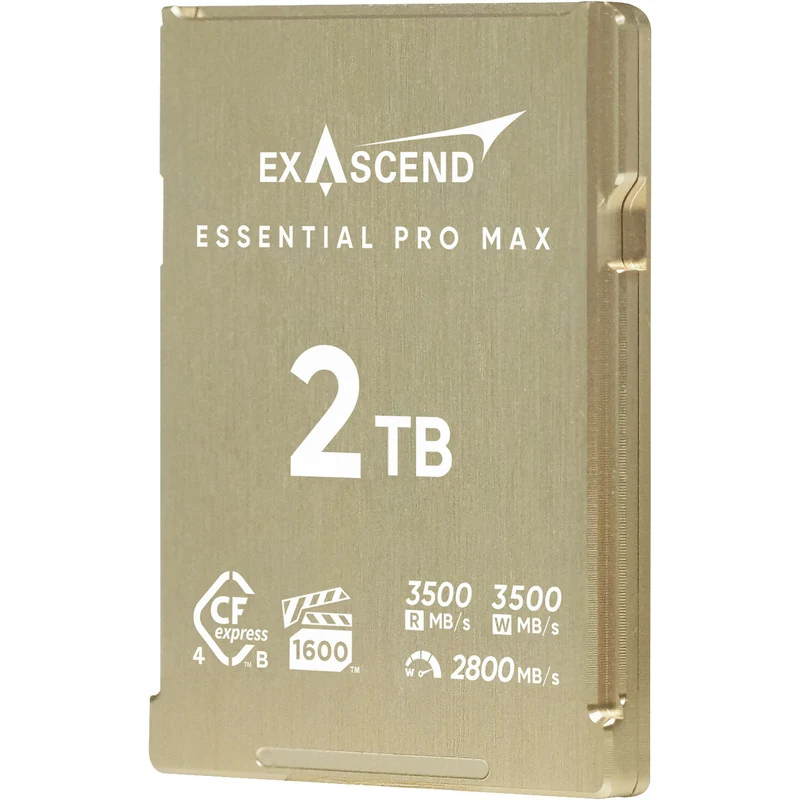 Tarjeta CFexpress Type B Exascend 2TB Essential Pro Max CFexpress 4.0 Type B