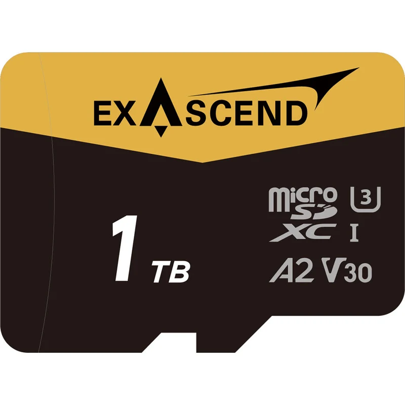 Tarjeta Exascend 1TB Catalyst UHS-I microSDXC con SD Adapter