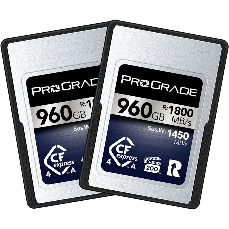Tarjeta CFexpress Type A ProGrade Digital 960GB CFexpress 4.0 Type A Iridium (2-Pack)