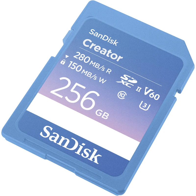 Tarjeta SanDisk 256GB Creator Serie UHS-II SDXC