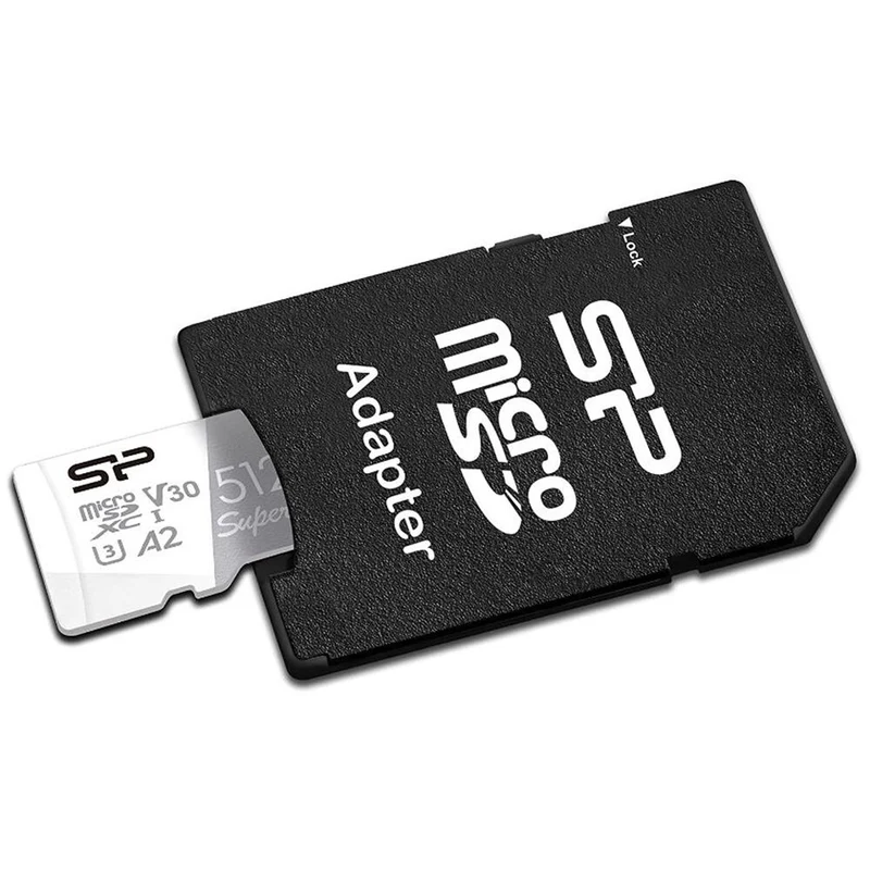 Tarjeta Silicon Power 512GB Superior UHS-I microSDXC con SD Adapter