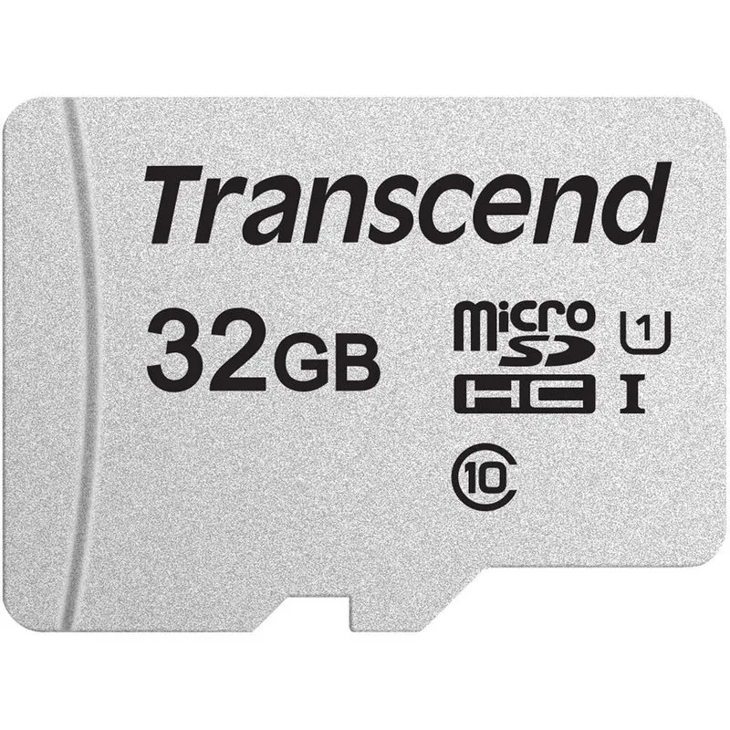 Tarjeta Transcend 32GB 300S UHS-I microSDHC con SD Adapter