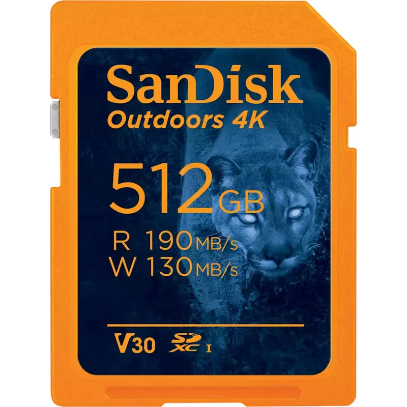 Tarjeta SanDisk 512GB Outdoors 4K UHS-I SDXC