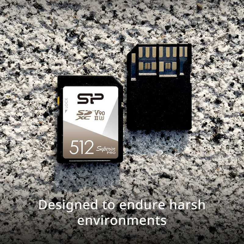 Tarjeta Silicon Power 256GB Superior Pro UHS-II SDXC