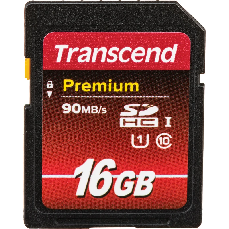 Tarjeta Transcend 16GB Premium UHS-I SDHC