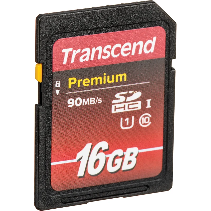 Tarjeta Transcend 16GB Premium UHS-I SDHC