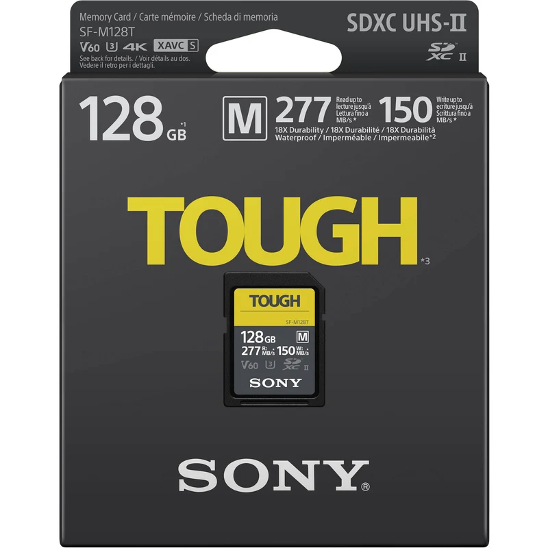 Tarjeta Sony 128GB SF-M Tough Serie UHS-II SDXC