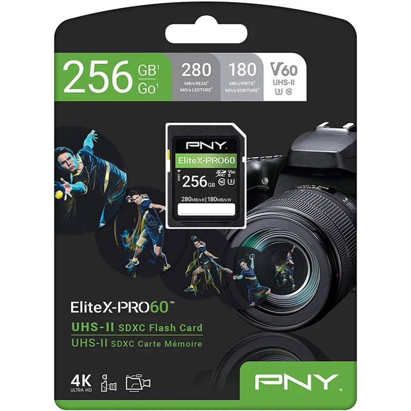 Tarjeta PNY 256GB EliteX-PRO60 UHS-II SDXC