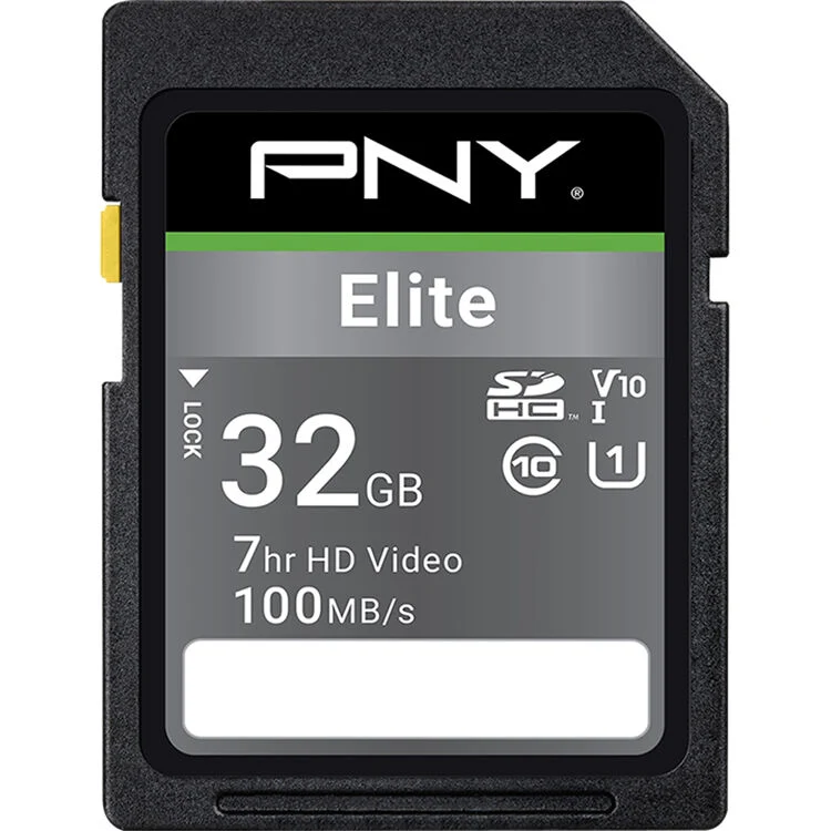 Tarjeta PNY 32GB Elite UHS-I SDHC (5-Pack)