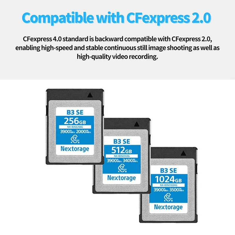 Tarjeta CFexpress Type B Nextorage 1TB NX-B3SE Serie CFexpress 4.0 Type B