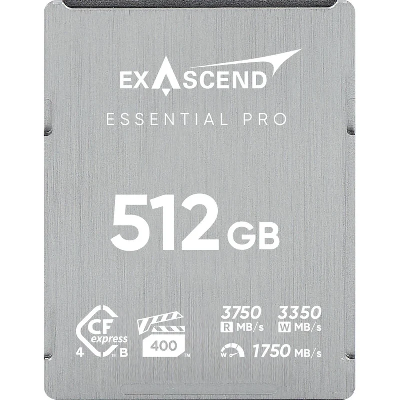 Tarjeta CFexpress Type B Exascend 512GB Essential Pro CFexpress 4.0 Type B