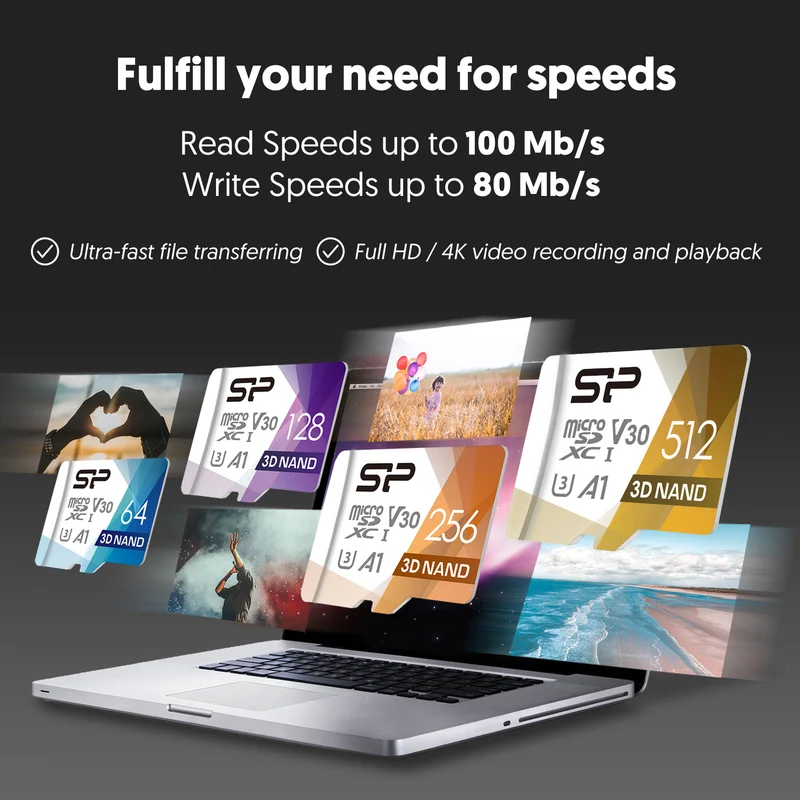 Tarjeta Silicon Power 512GB Superior Pro UHS-I microSDXC