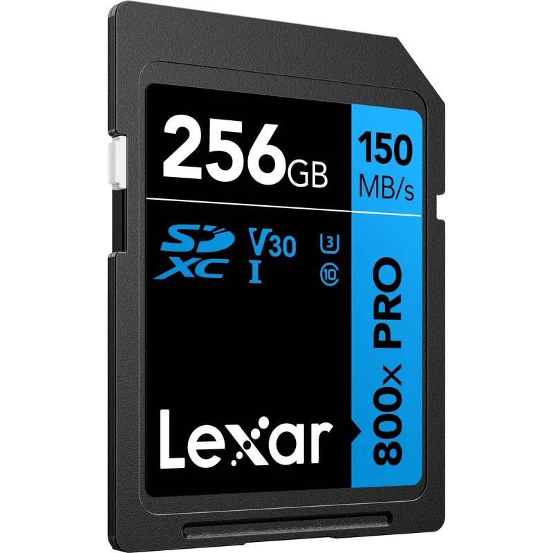 Tarjeta Lexar 256GB High-Performance 800x PRO UHS-I SDXC (BLUE Serie)