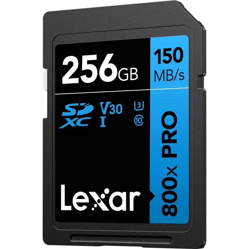 Tarjeta Lexar 256GB High-Performance 800x PRO UHS-I SDXC (BLUE Serie)