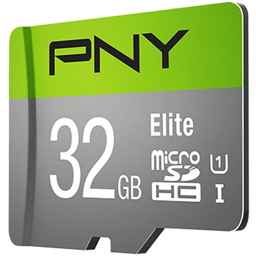 Tarjeta PNY 32GB Elite UHS-I microSDHC con SD Adapter (3-Pack)