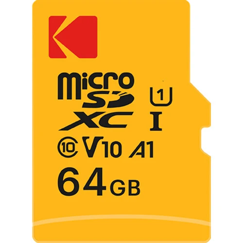 Tarjeta Kodak 64GB Premium Performance UHS-I microSDXC con SD Adapter