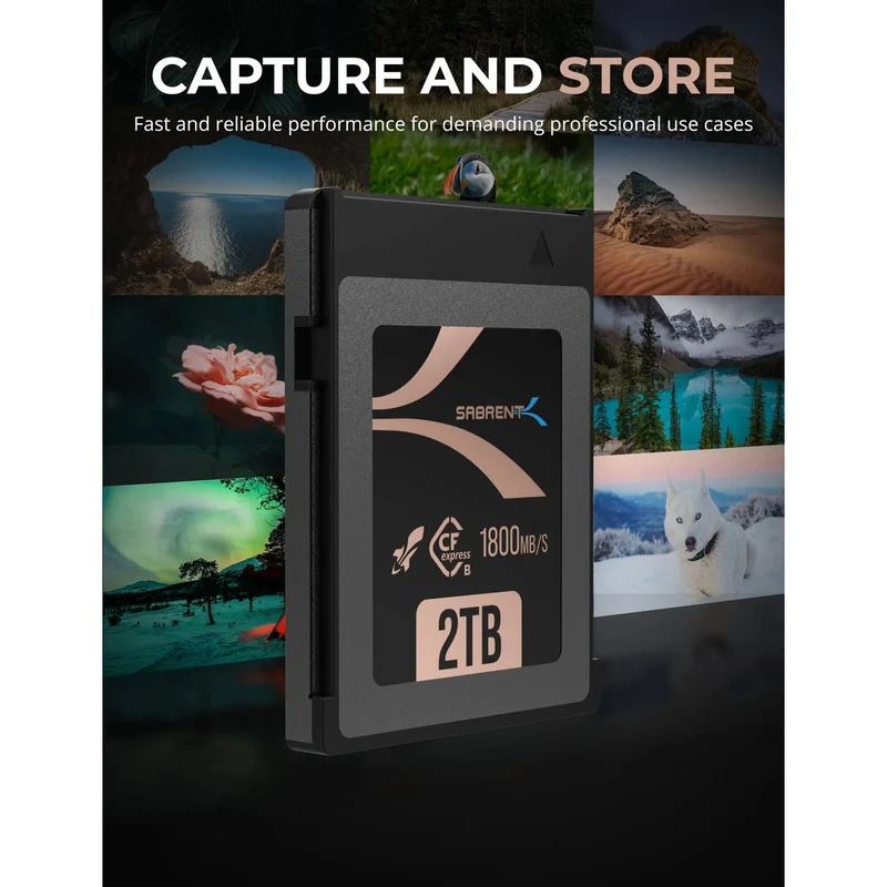 Tarjeta Sabrent 2TB Rocket CFX CFexpress Type B