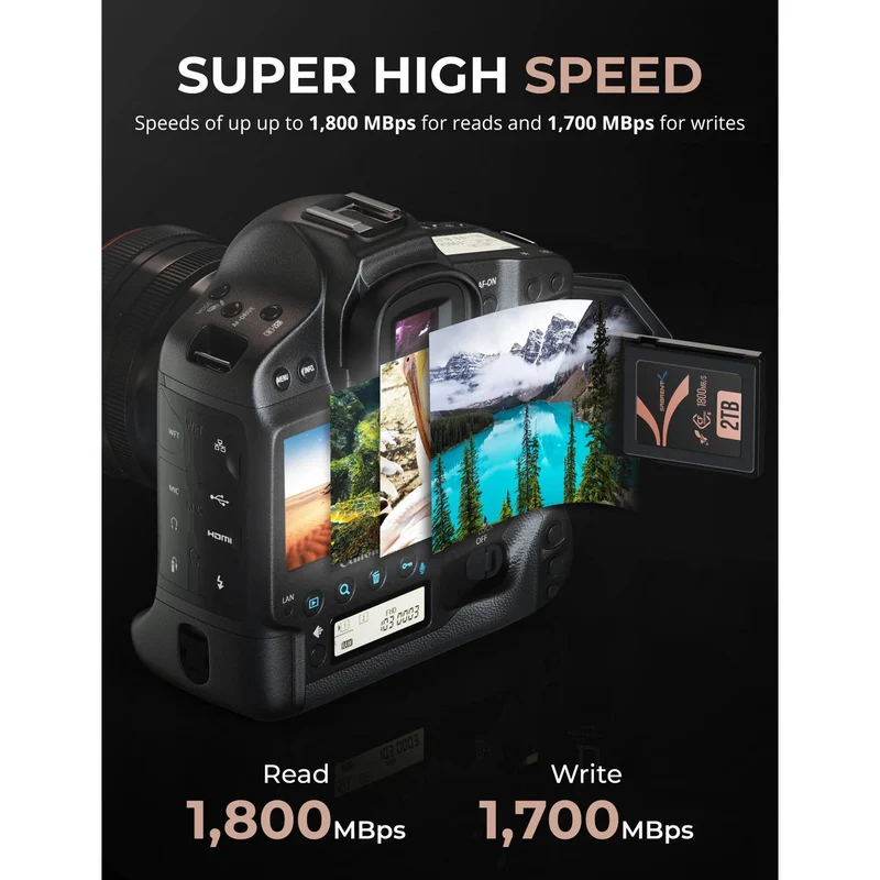 Tarjeta Sabrent 2TB Rocket CFX CFexpress Type B