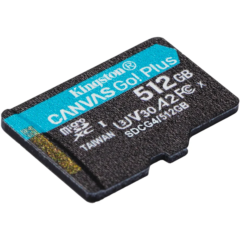Tarjeta Kingston 512GB Canvas Go! Plus UHS-I microSDXC