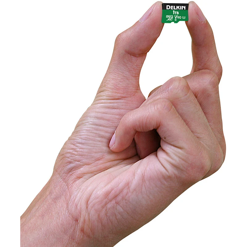 Tarjeta Delkin Devices 1TB POWER UHS-II microSDXC con SD Adapter