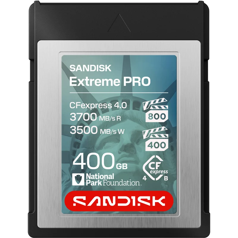 Tarjeta CFexpress Type B SanDisk 400GB Extreme PRO CFexpress 4.0 Type B (Lady Liberty Edition)