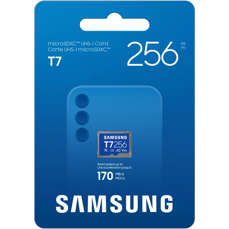 Tarjeta Samsung 256GB T7 UHS-I microSDXC