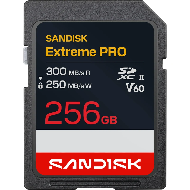 Tarjeta SanDisk 256GB Extreme PRO UHS-II SDXC (300 MB/s)