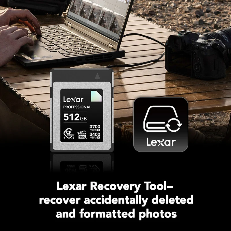 Tarjeta CFexpress Type B Lexar 512GB Professional DIAMOND CFexpress 4.0 Type B