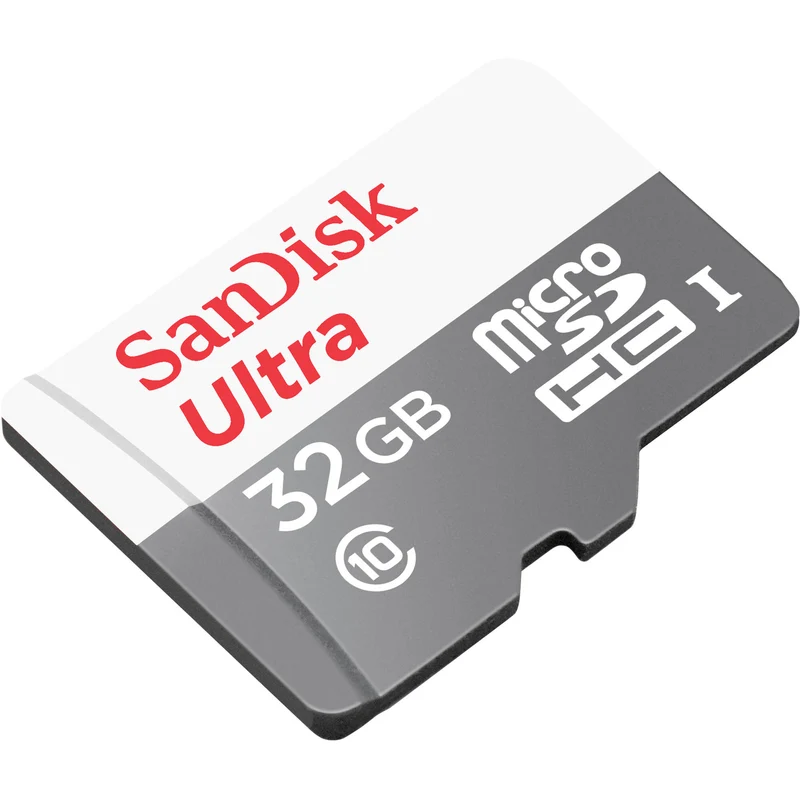 Tarjeta SanDisk 32GB Ultra UHS-I microSDHC con SD Adapter