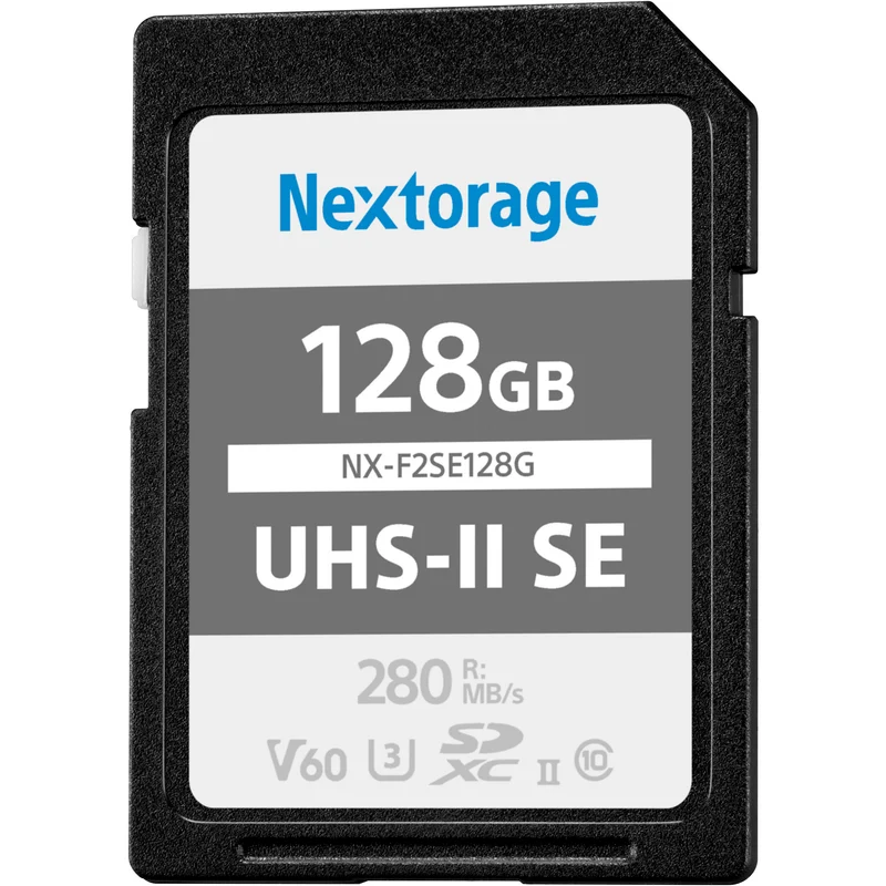 Tarjeta Nextorage 128GB NX-F2SE Serie UHS-II SDXC