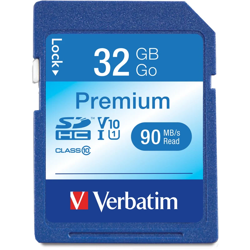 Tarjeta Verbatim 32GB Premium UHS-I SDHC