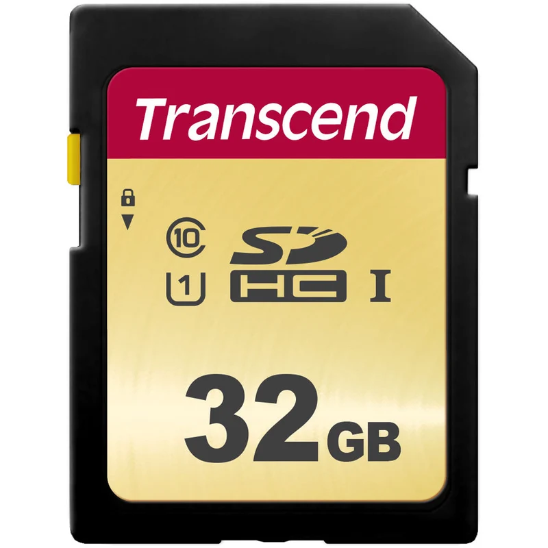 Tarjeta Transcend 32GB 500S UHS-I SDHC