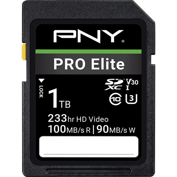 Tarjeta PNY 1TB PRO Elite UHS-I SDXC