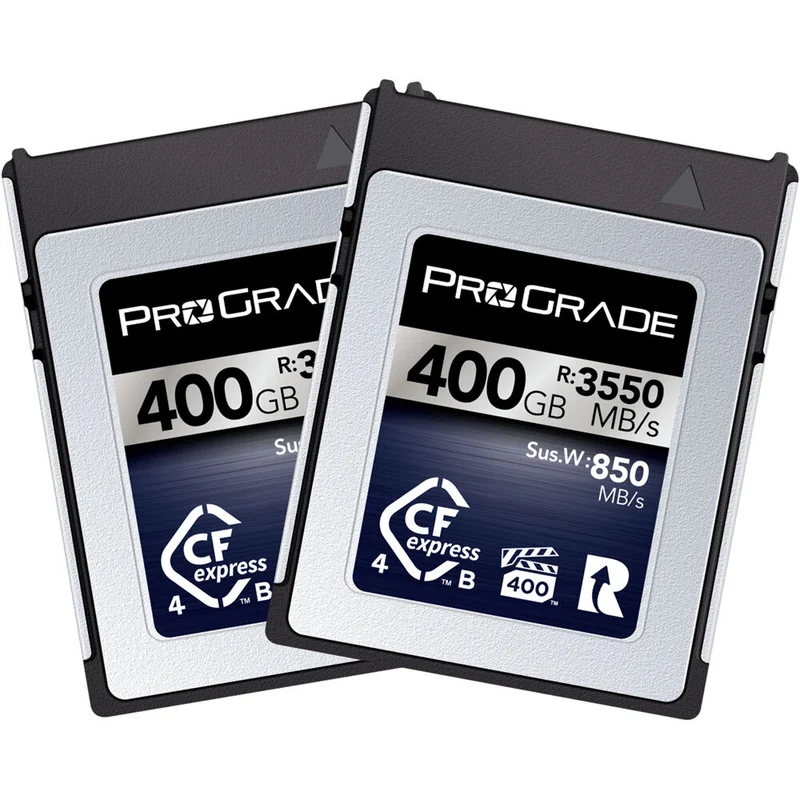 Tarjeta CFexpress Type B ProGrade Digital 400GB CFexpress 4.0 Type B Iridium (2-Pack)